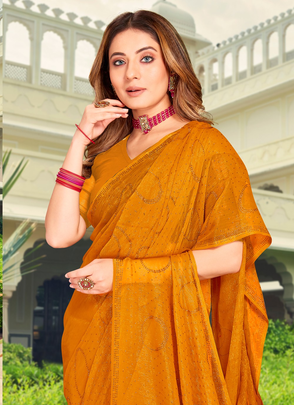 Classic Stones Silk Saree - S3780