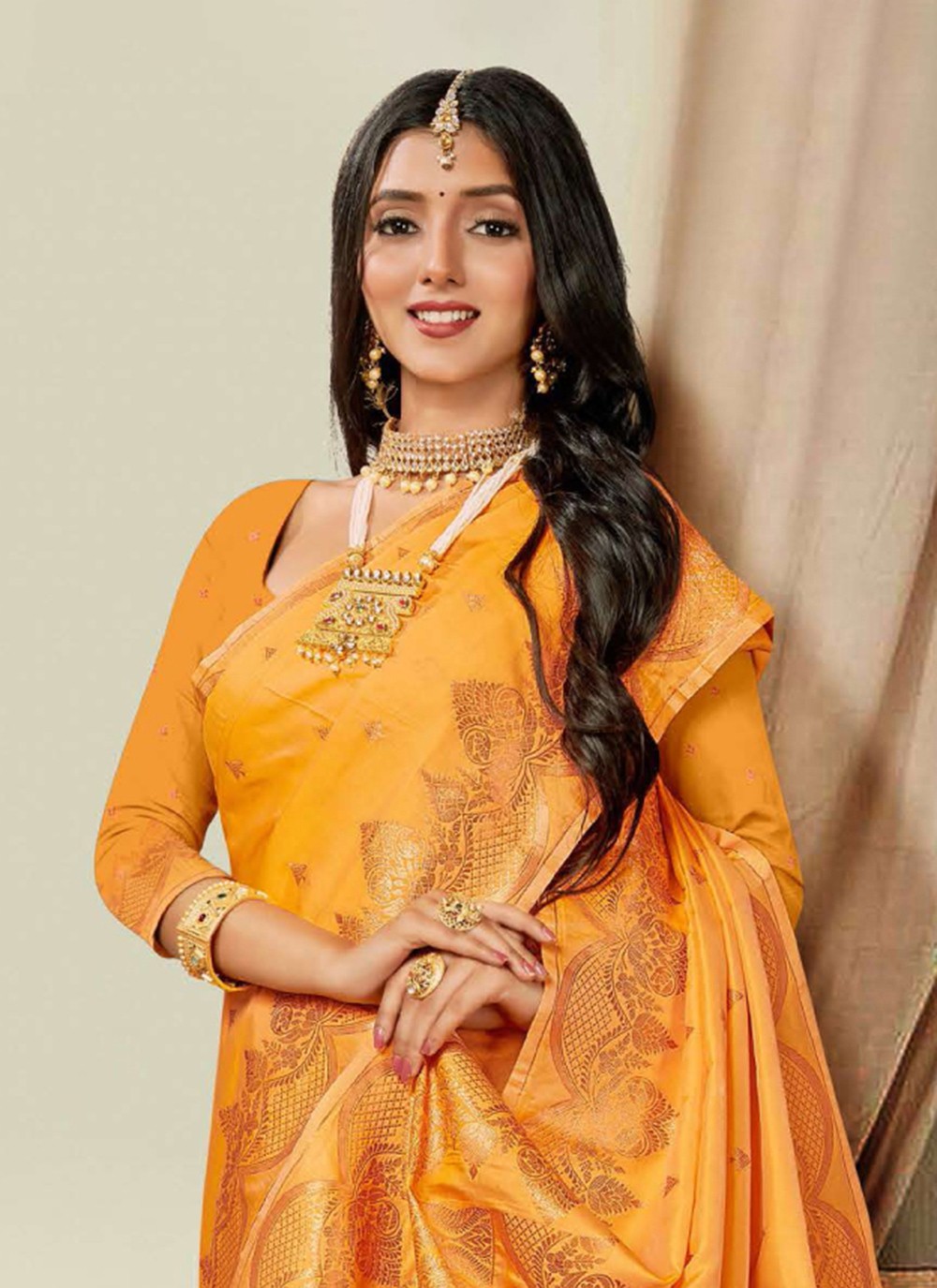Classic Woven Silk Saree - S7384