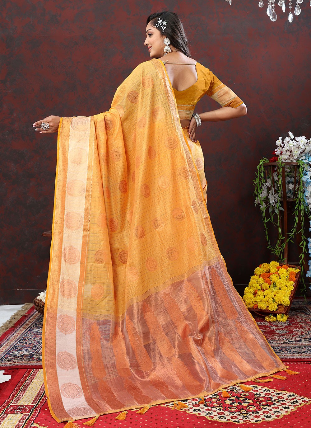 Trendy Weaving Zari Soft Cotton Saree - S4940