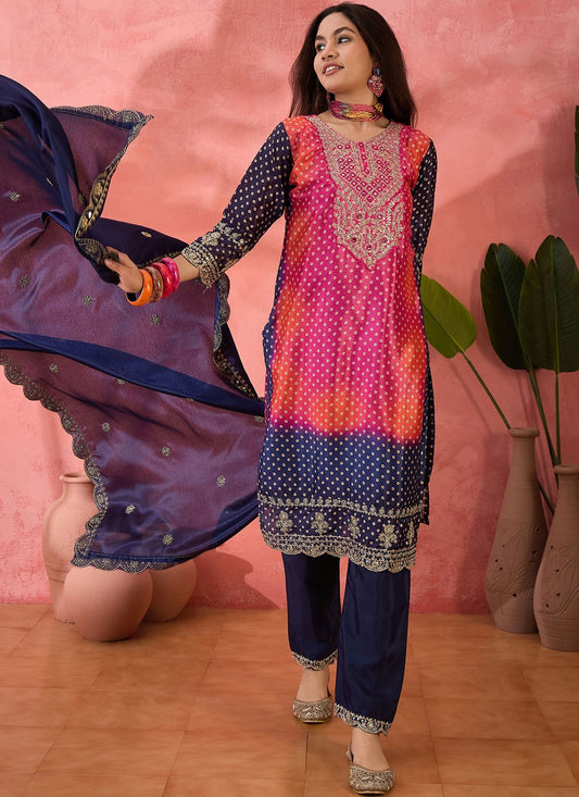 Archive Embroidered, Sequins, Zari 316812 Hot Pink T6839