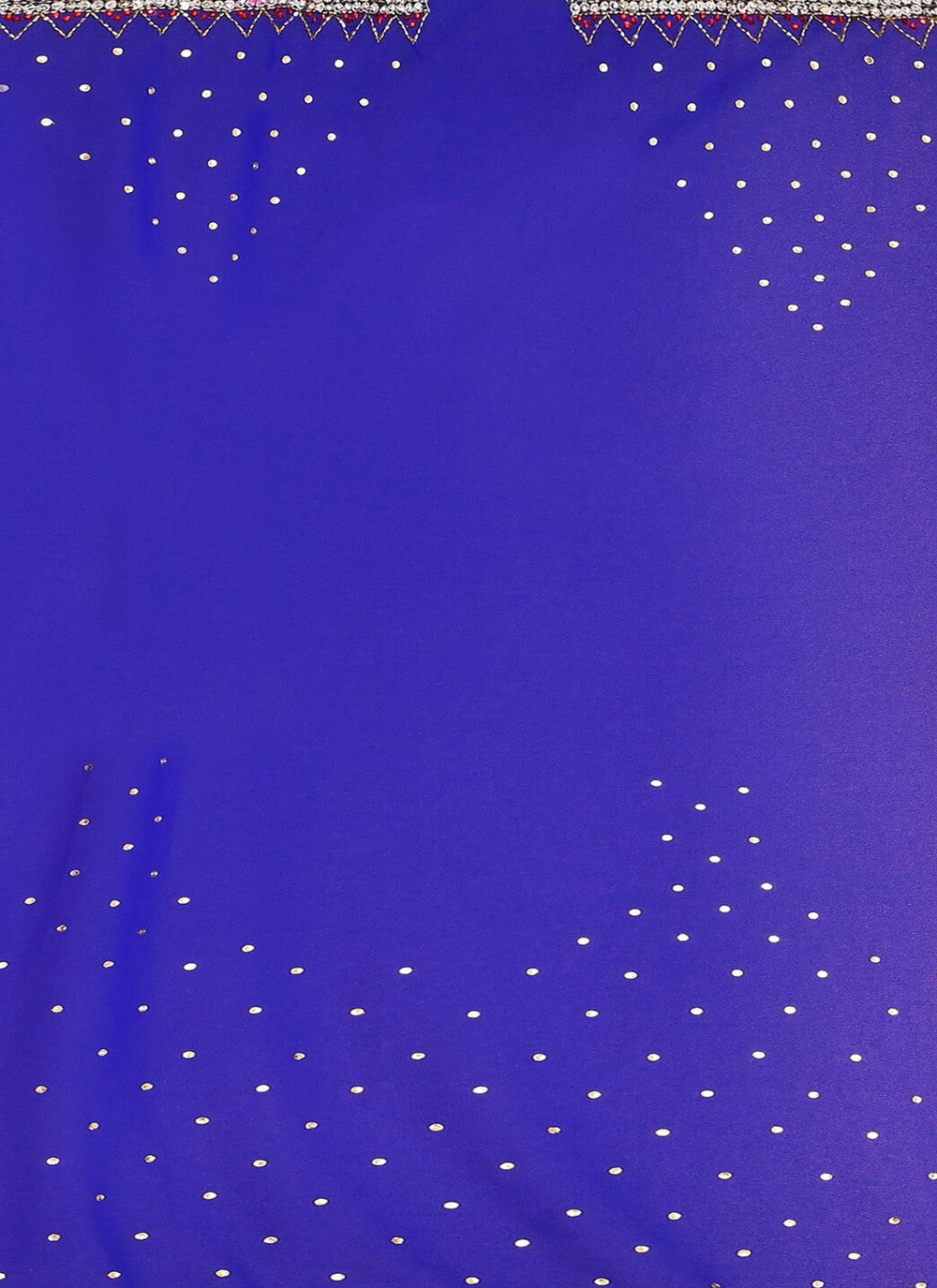 Hand Embroidery Georgette Navy Blue Saree S14261
