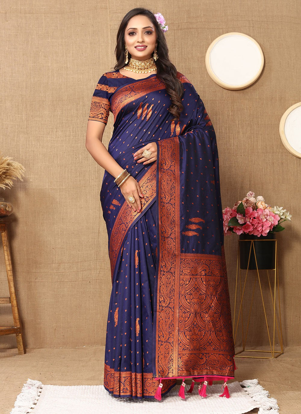 Classic Weaving Zari Silk Saree - S5472