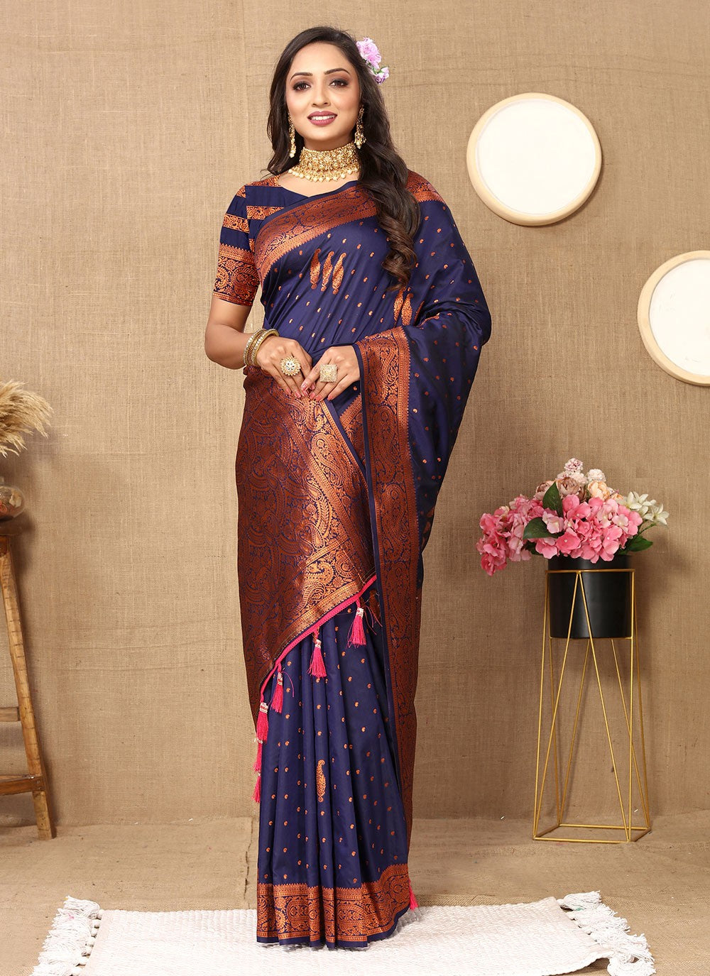 Classic Weaving Zari Silk Saree - S5472