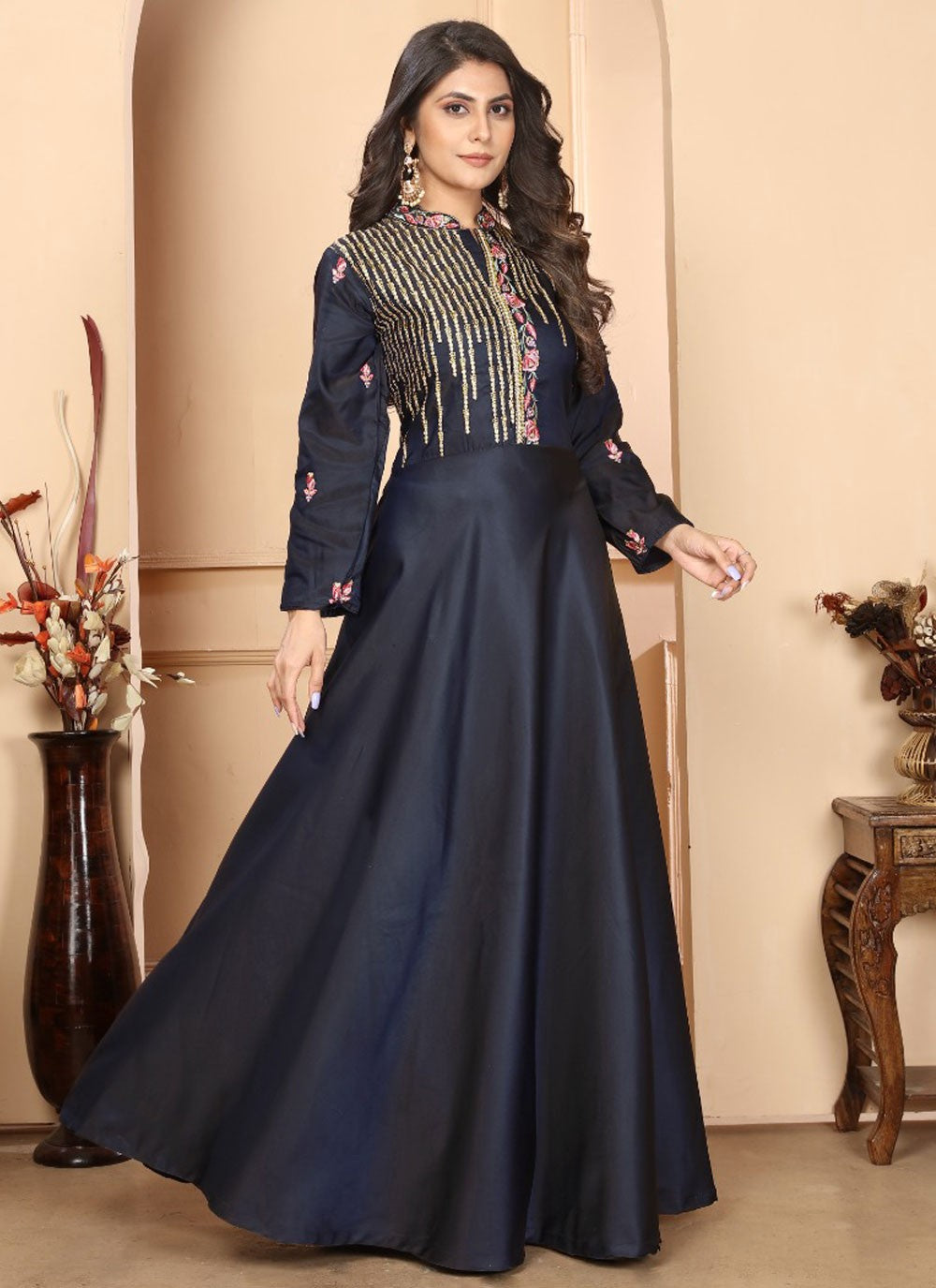 Silk Gown - G1447