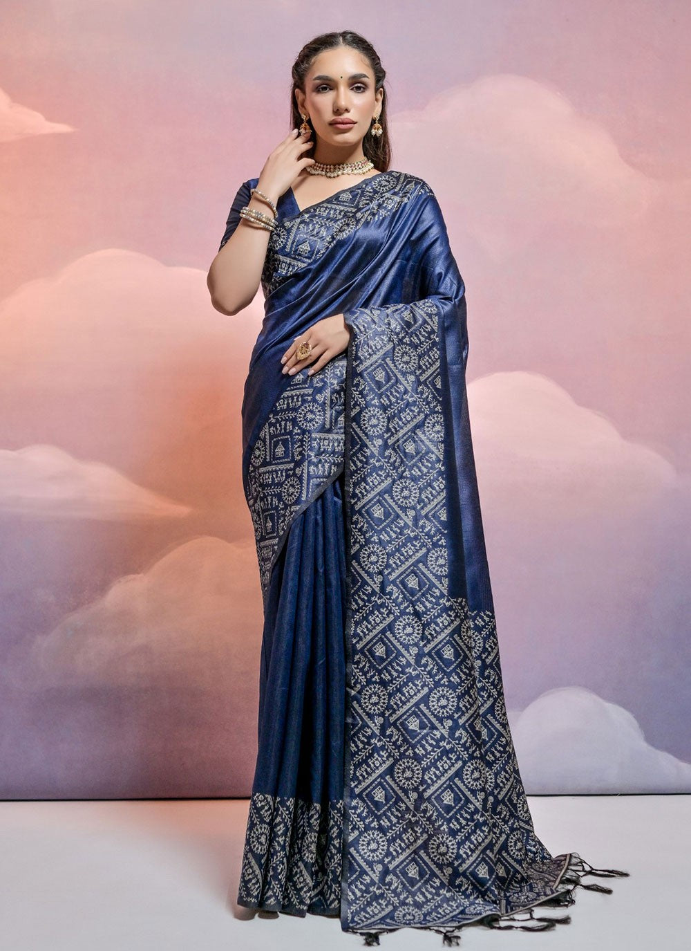 Classic Woven Handloom Silk Saree - S5715