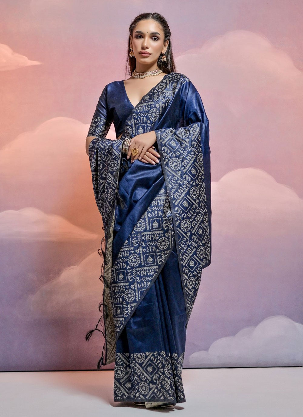 Classic Woven Handloom Silk Saree - S5715