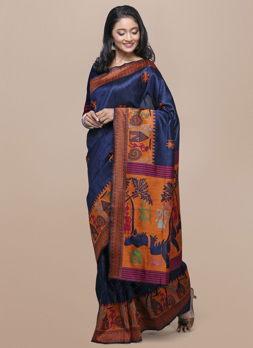 Woven Raw Silk Saree - S11865