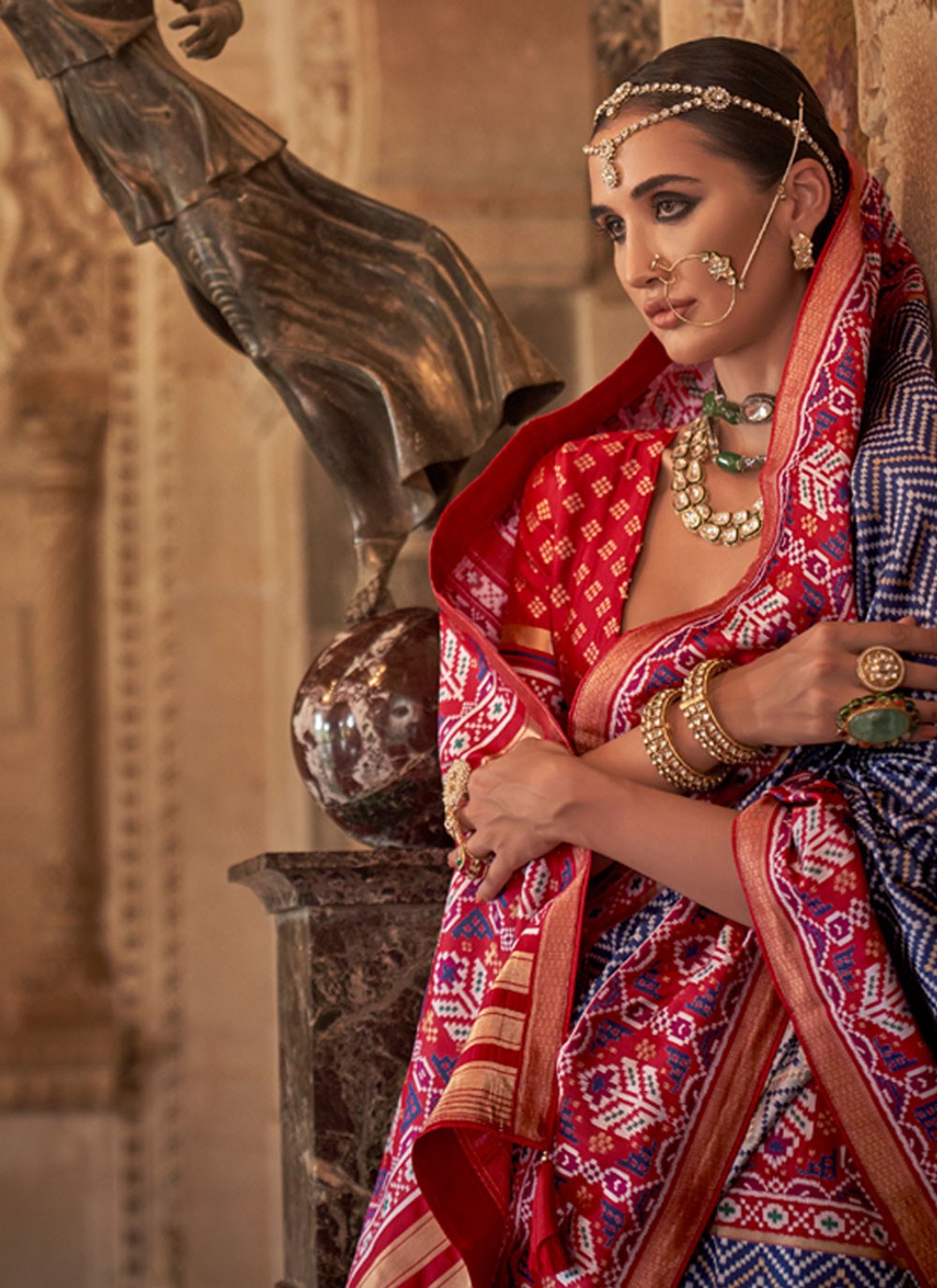 Classic Weaving Zari Banarasi Silk Saree - S3956