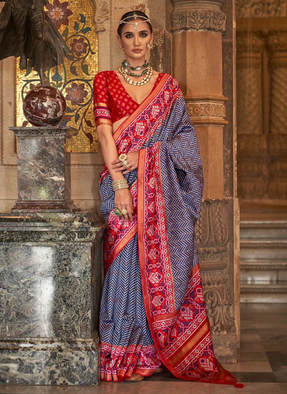 Classic Weaving Zari Banarasi Silk Saree - S3956