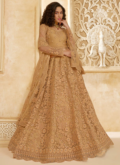 Cord Net A - Line Lehenga - L2858