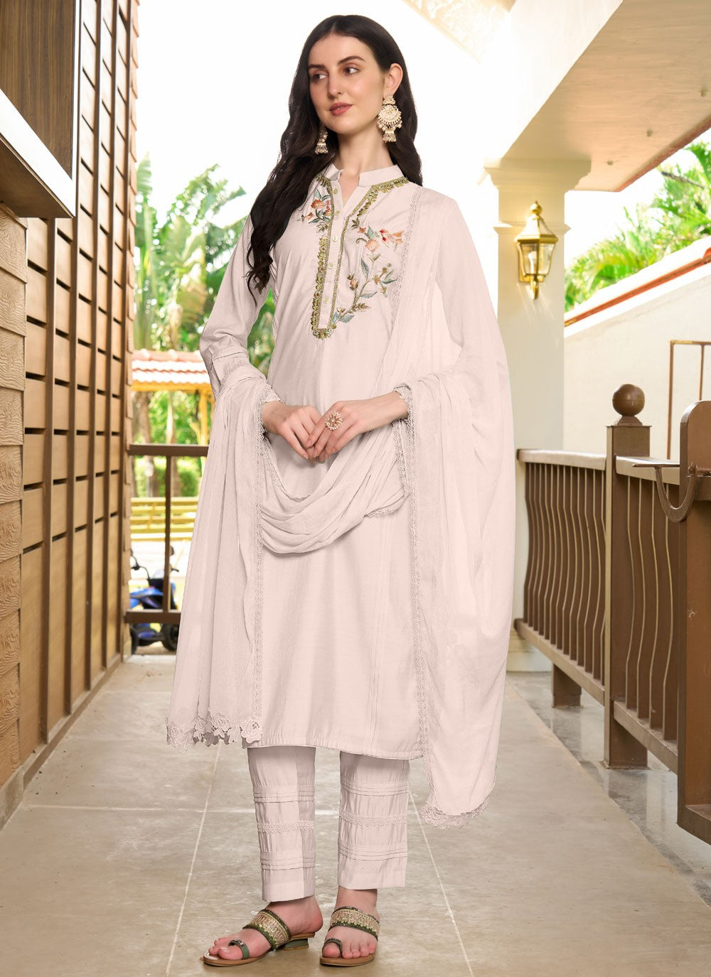 Art Silk Salwar Suit - T3746