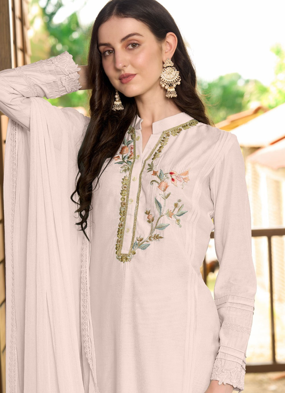 Art Silk Salwar Suit - T3746