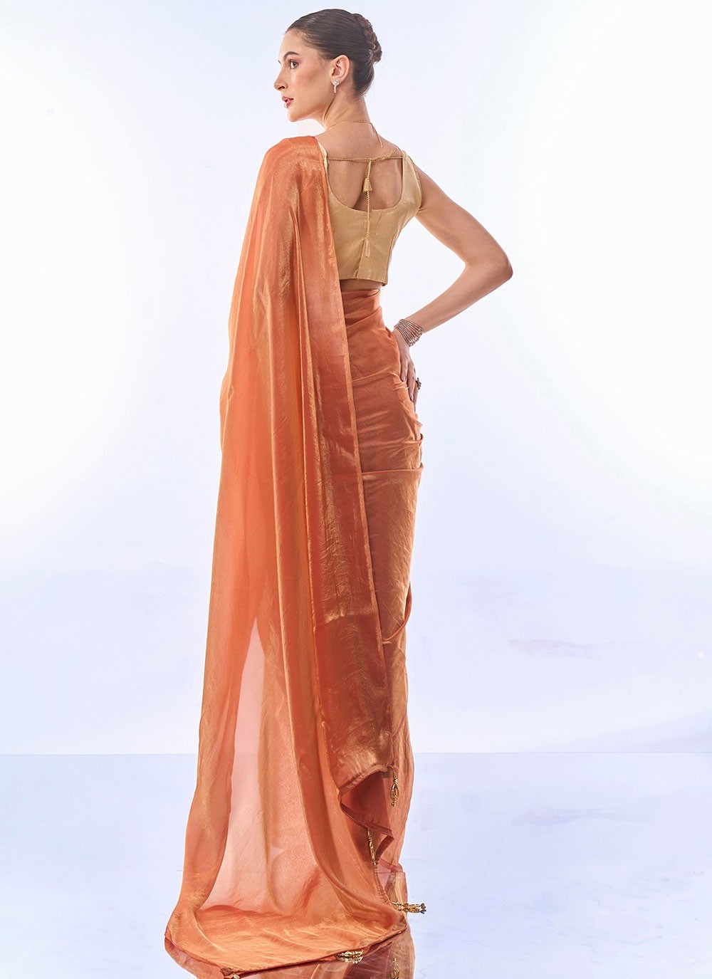 Classic Plain Silk Saree - S7896