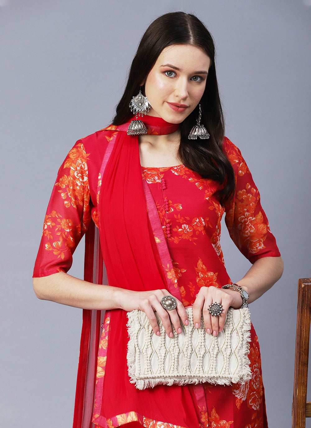 Rayon Trendy Suit - T1103