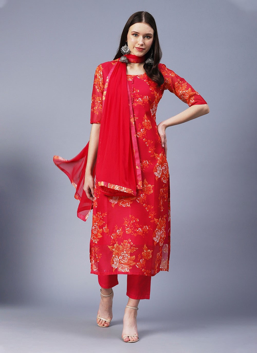 Rayon Trendy Suit - T1103
