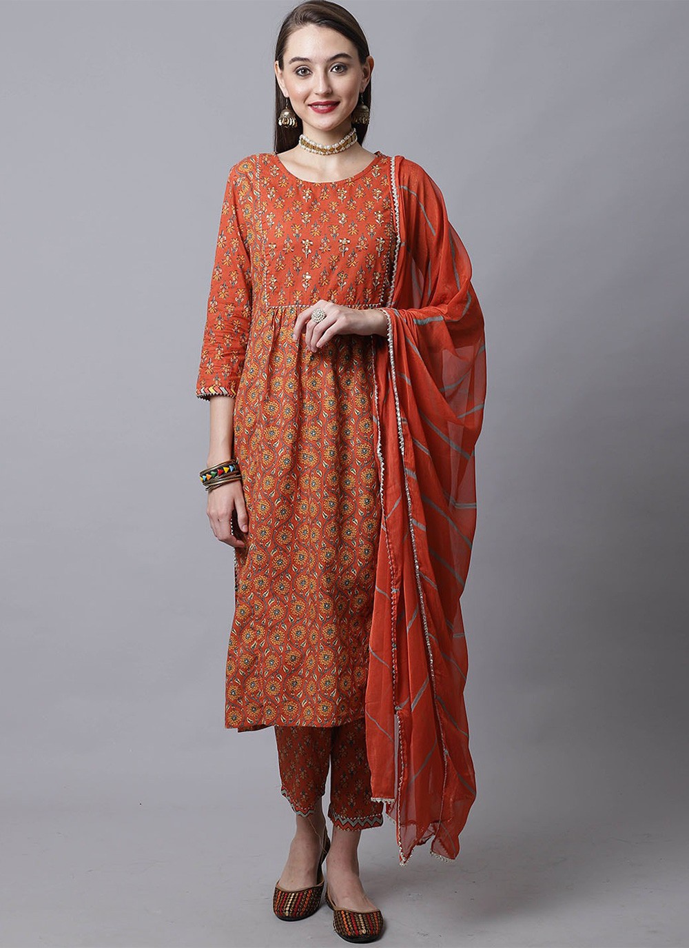 Cotton Salwar Suit - T881