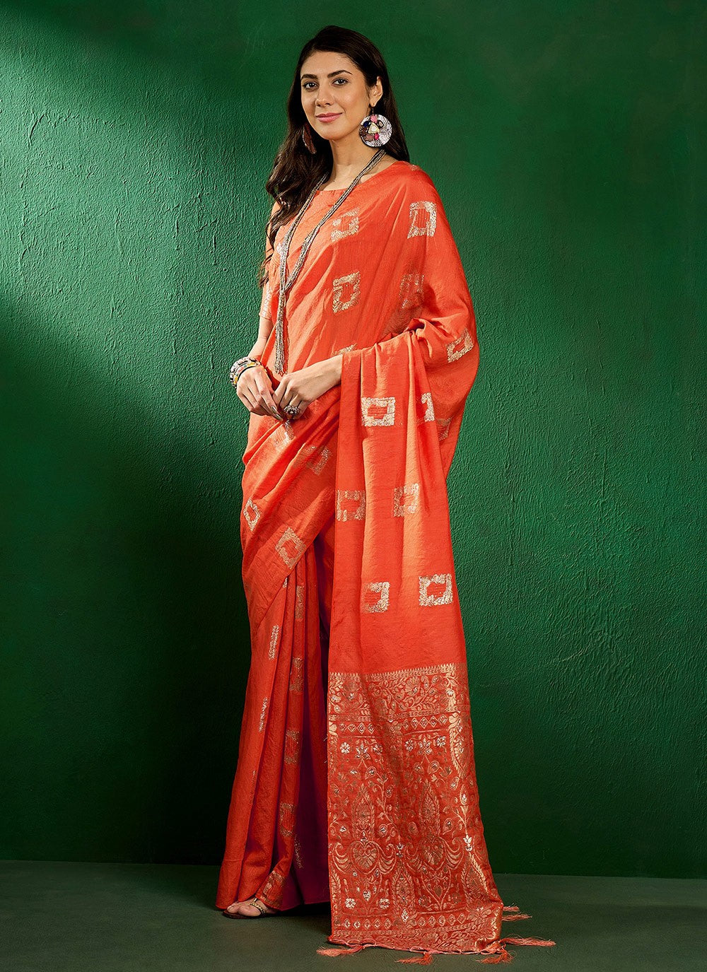 Casual Woven Art Silk Saree - S7308