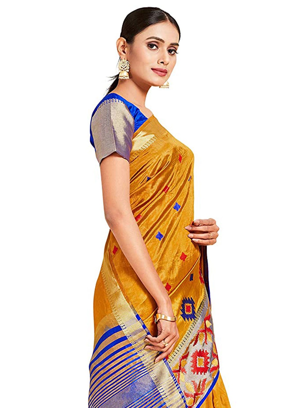 Trendy Zari Kanjivaram Silk Saree - S2472
