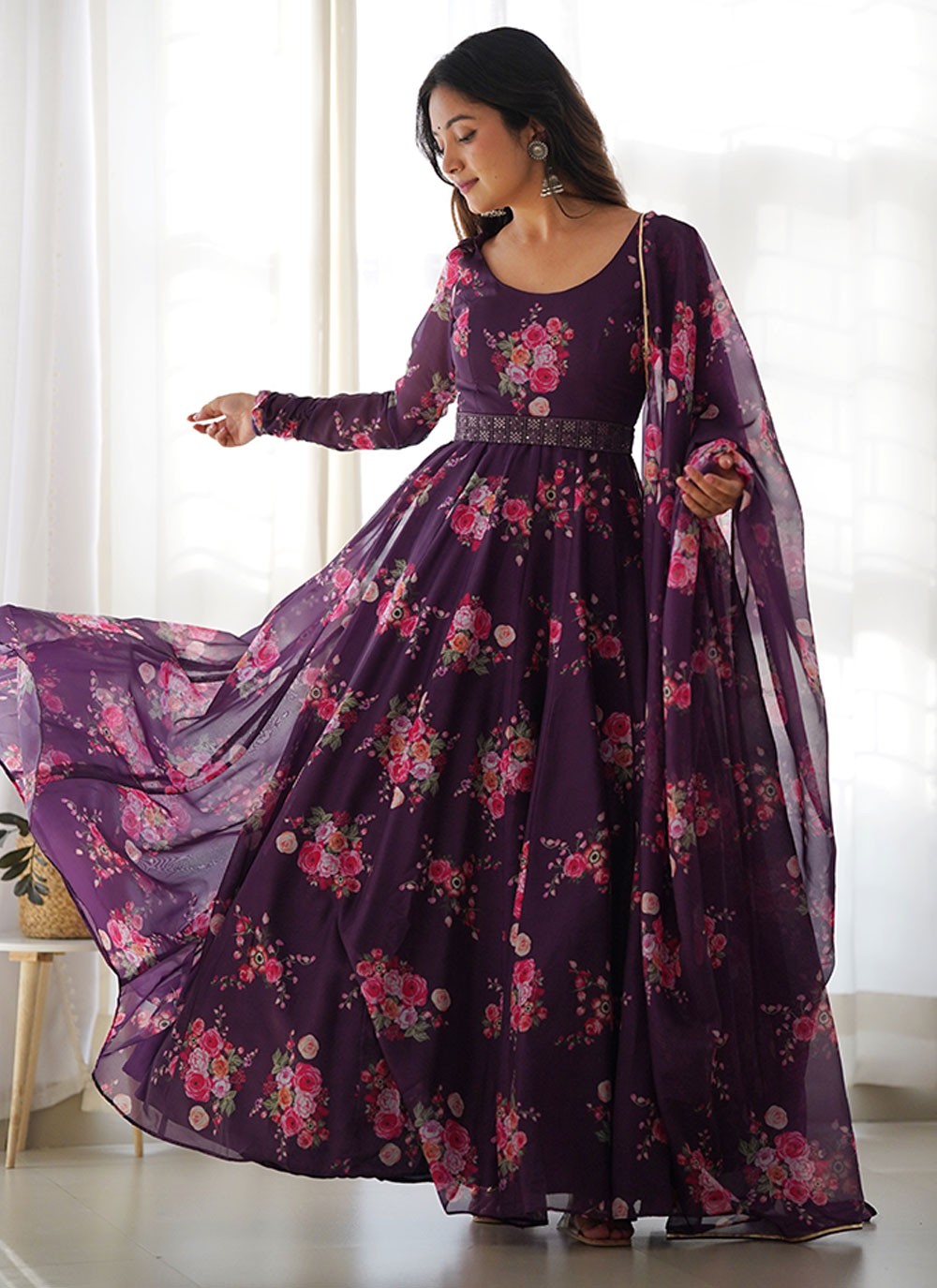 Organza, Silk Gown - G1483