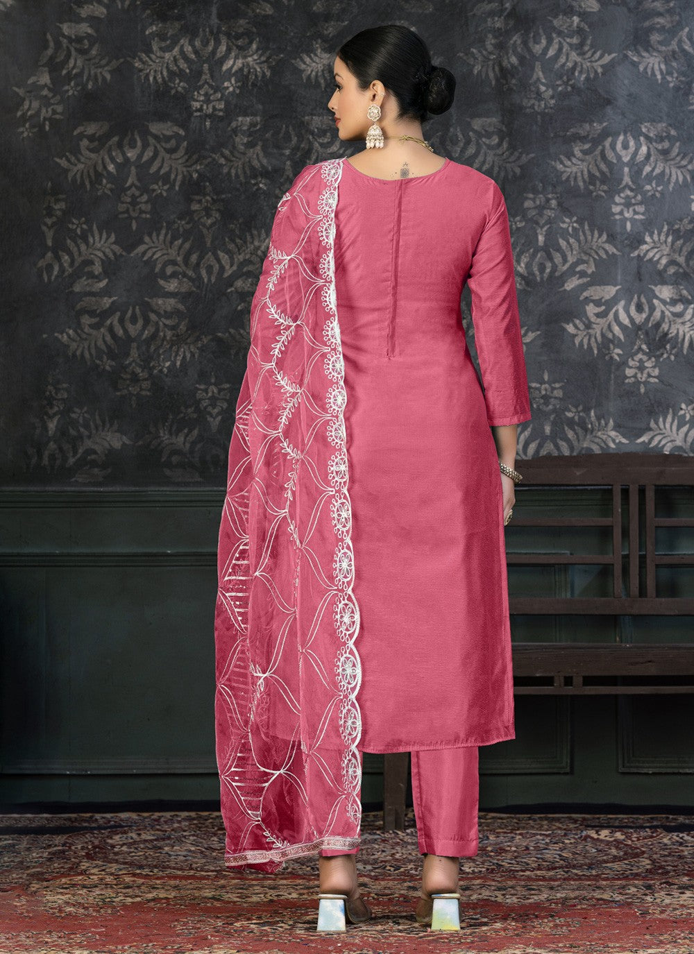 Organza Salwar Suit - T1417