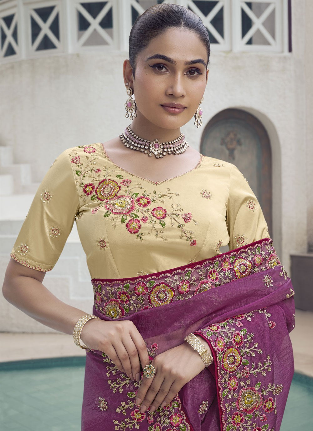 Classic Cord Silk Saree - S8517