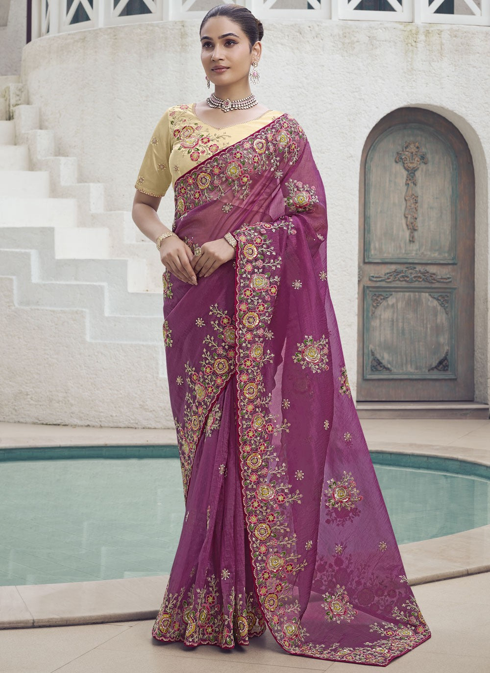 Classic Cord Silk Saree - S8517