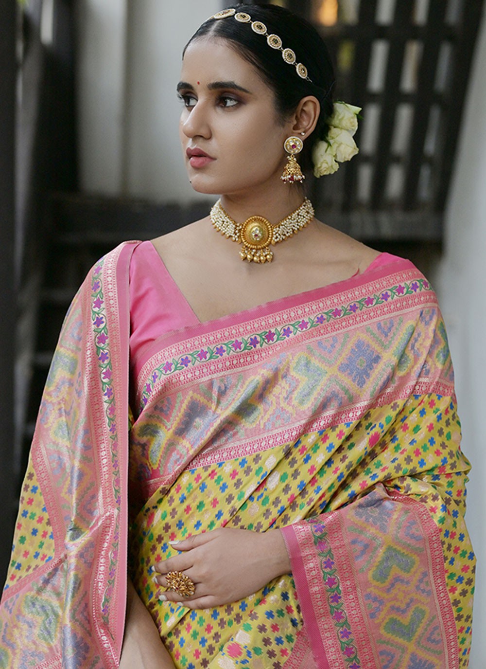 Contemporary Woven Paithni, Silk Saree - S6517