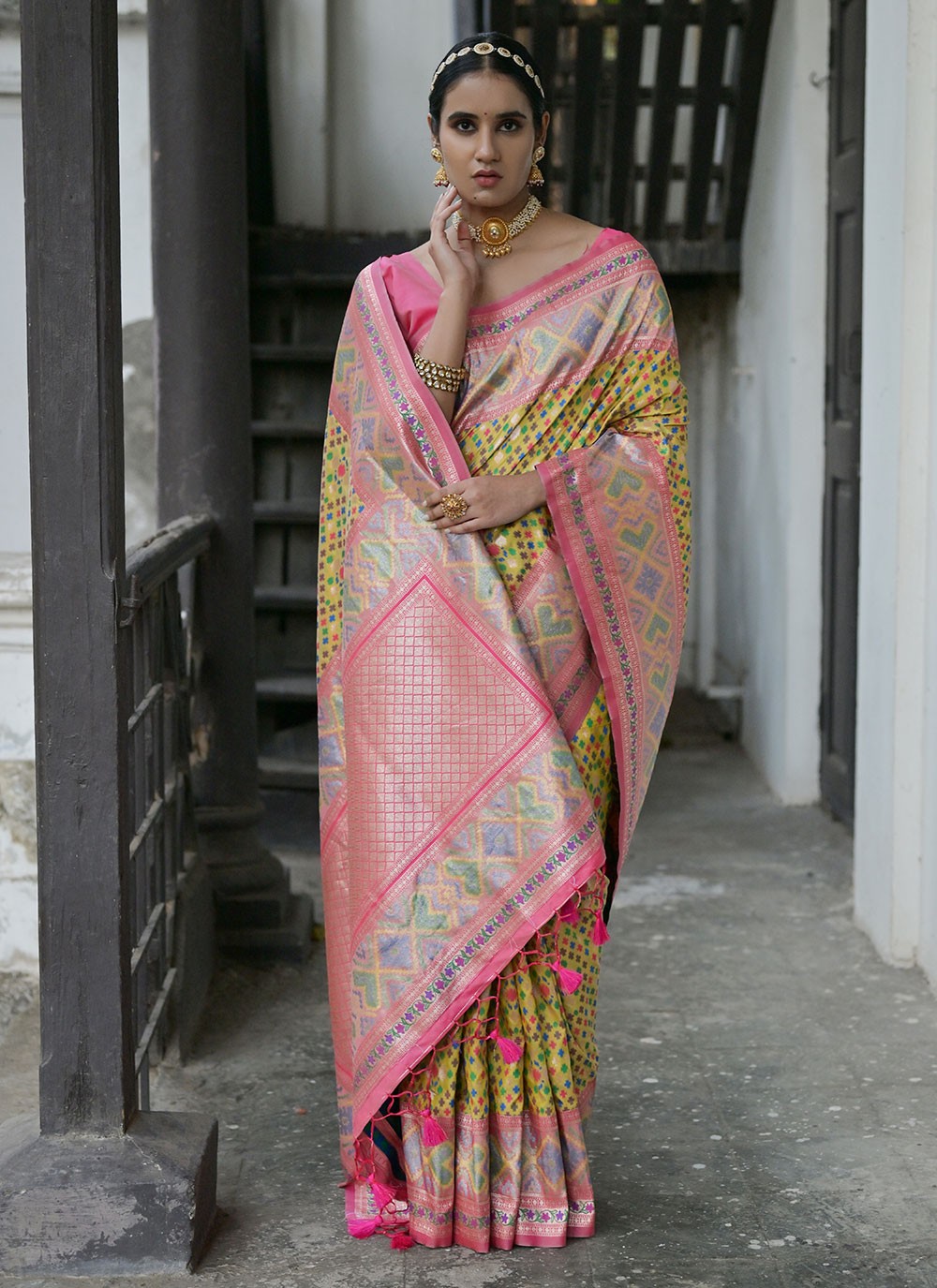 Contemporary Woven Paithni, Silk Saree - S6517