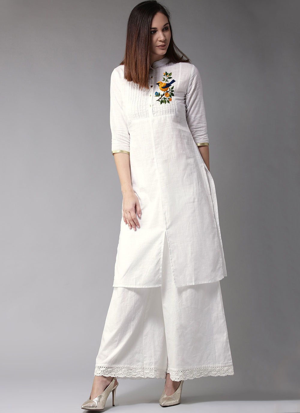 Embroidered Velvet Salwar Suit - T4630