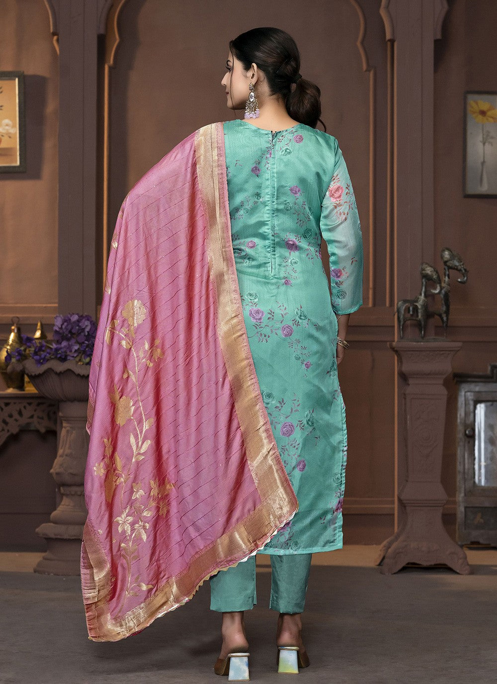 Modal Palazzo Suit - T3477