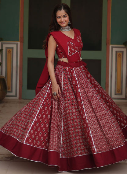 Patch Rayon A - Line Lehenga - L2392