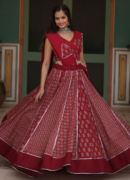 Patch Rayon A - Line Lehenga - L2392