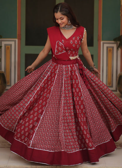 Patch Rayon A - Line Lehenga - L2392