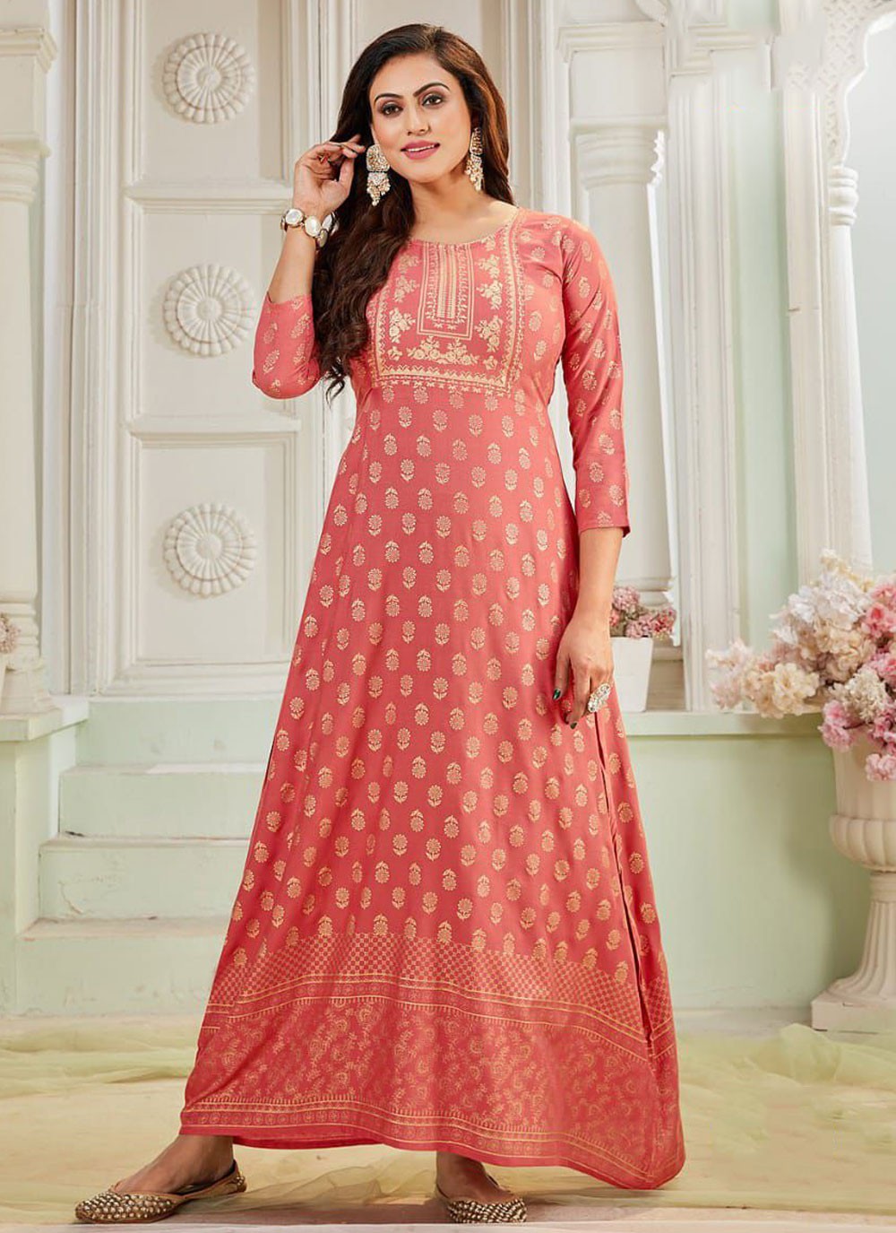 Rayon Gown - G1503
