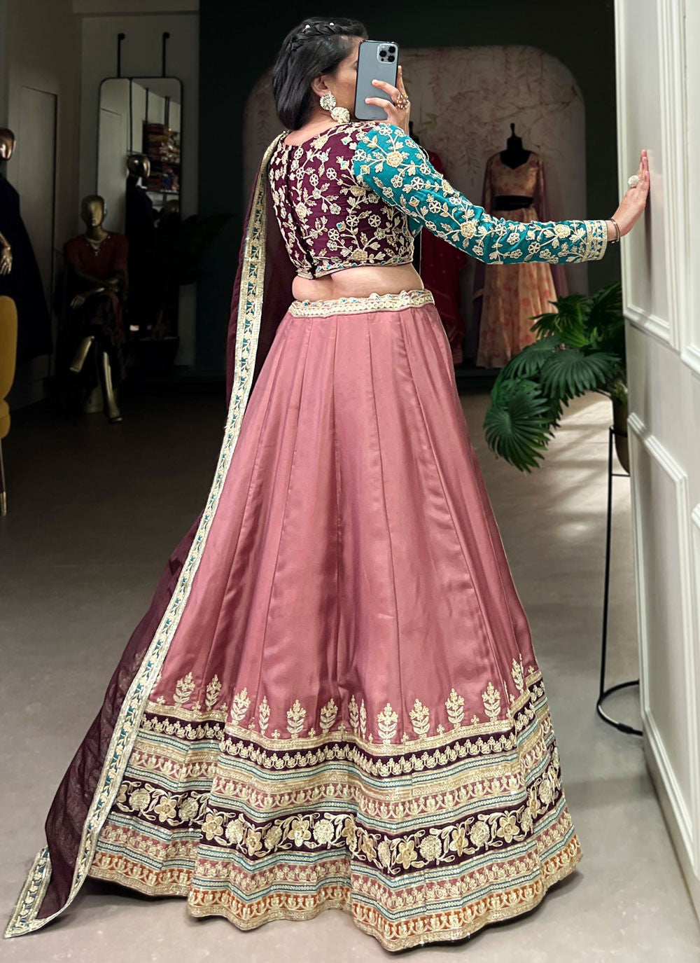 Silk Reception A - Line Lehenga L3555
