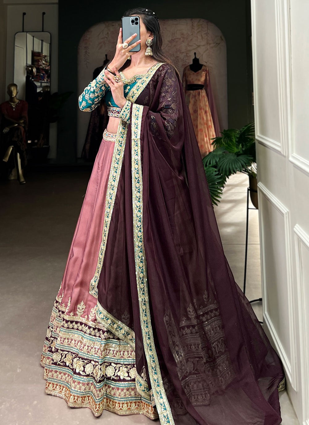 Silk Reception A - Line Lehenga L3555