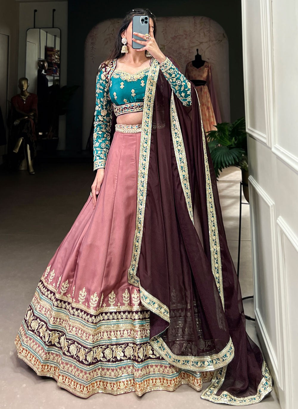 Silk Reception A - Line Lehenga L3555