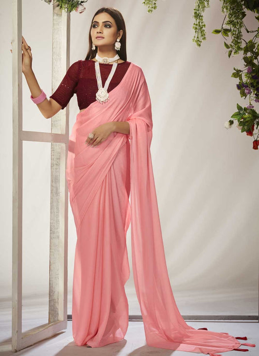 Classic Designer Crush Saree - S3640