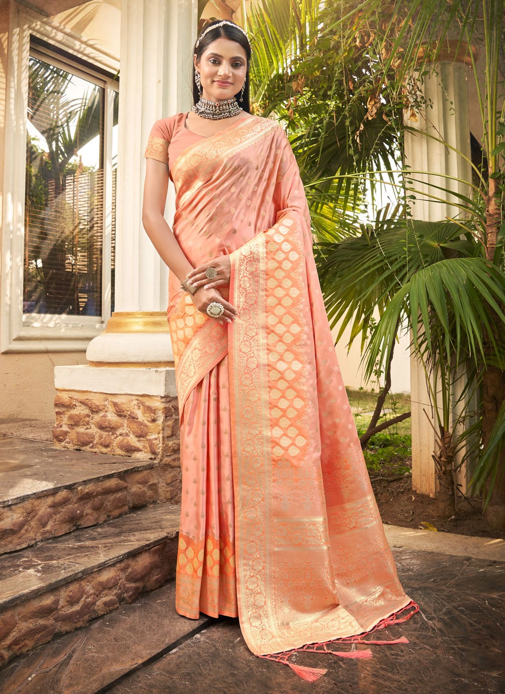 Traditional Weaving Zari Silk Saree - S5187