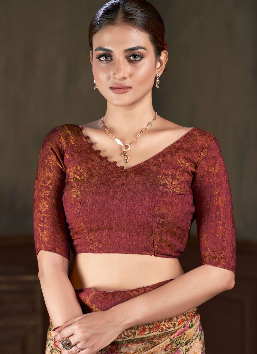 Classic Jacquard Work Silk Saree - S7402