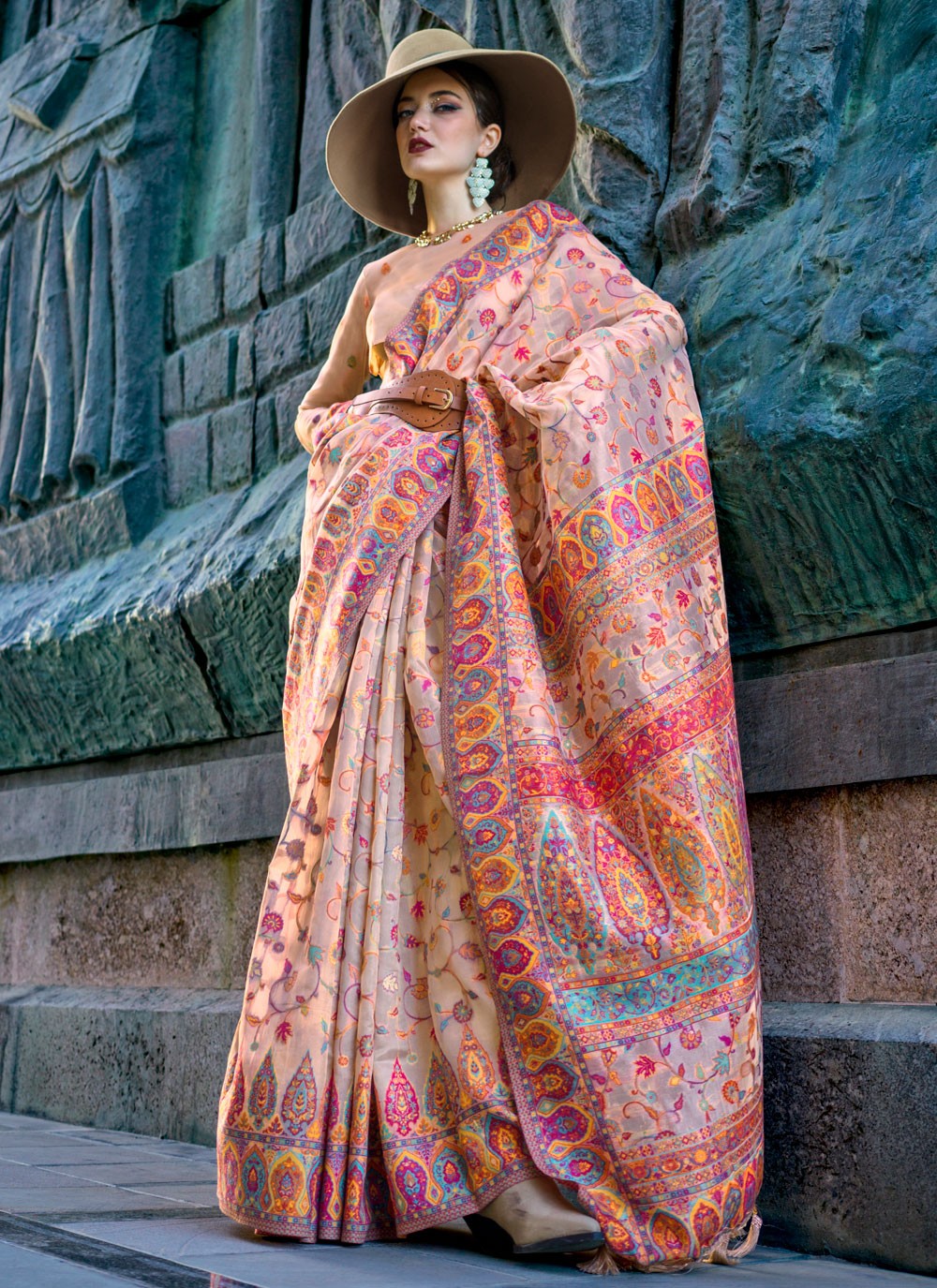 Trendy Weaving Zari Organza Saree - S5873