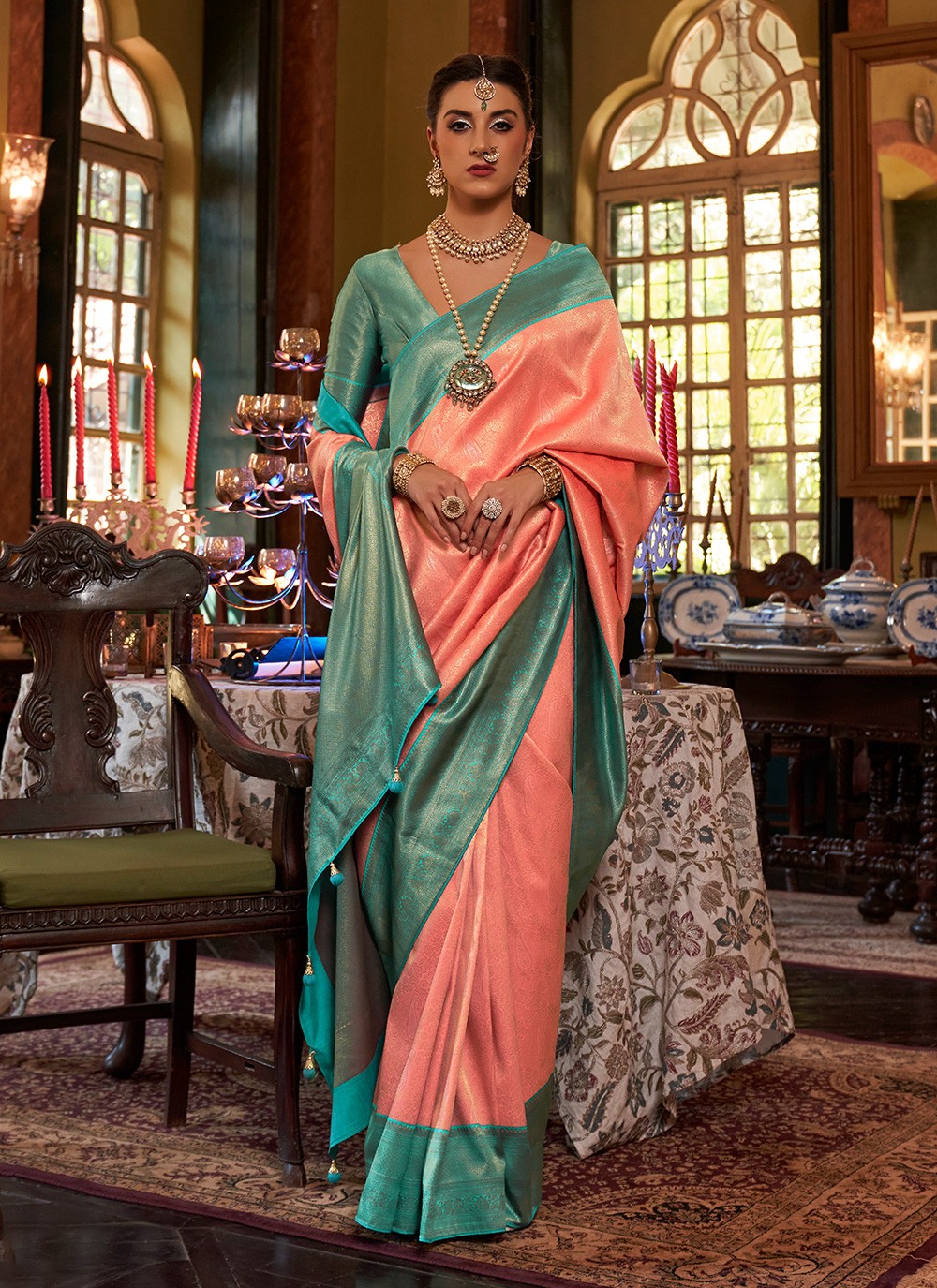 Designer Weaving Zari Kanjivaram Silk Saree - S3139
