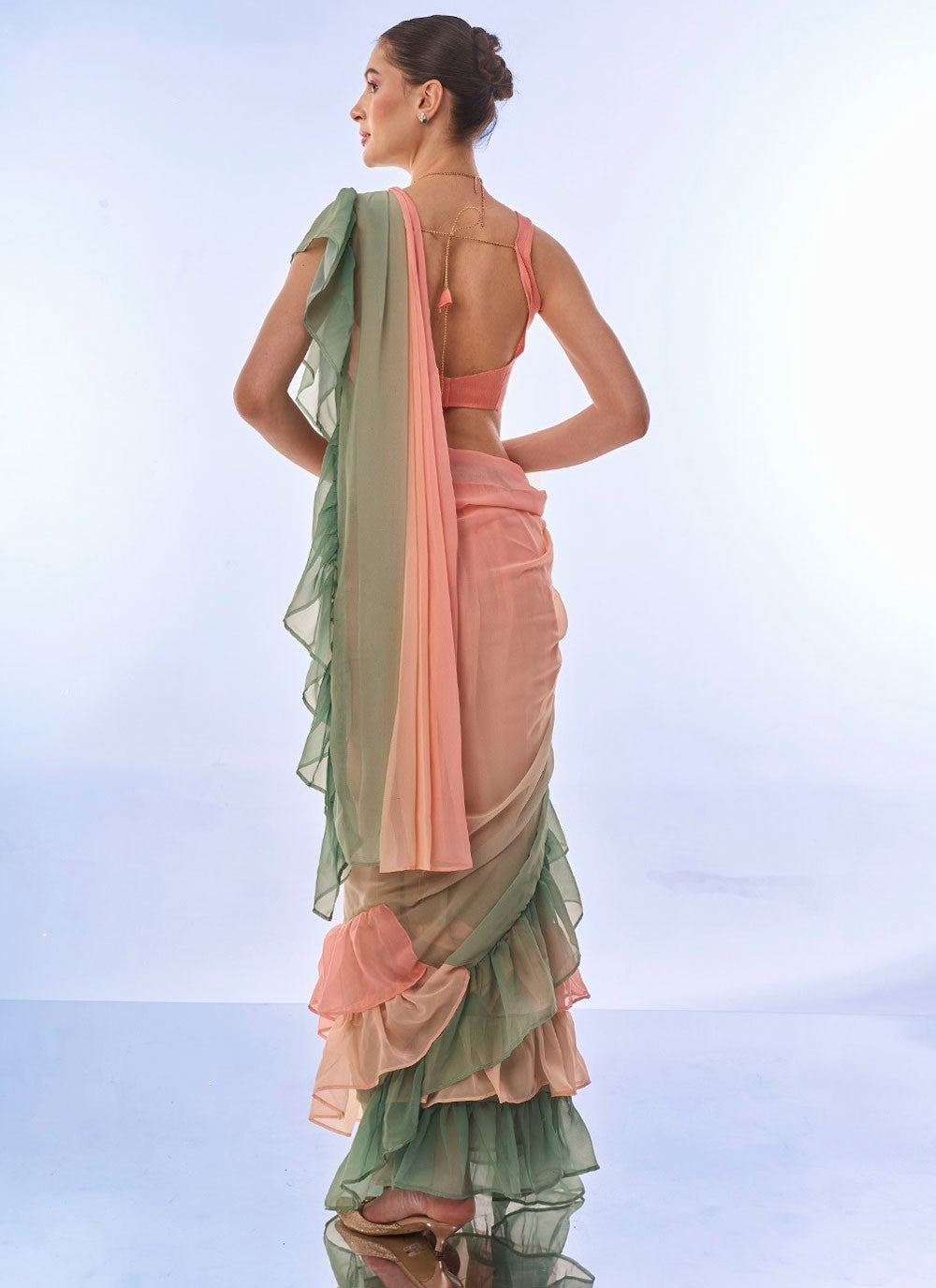 Classic Border Work Silk Saree - S8000