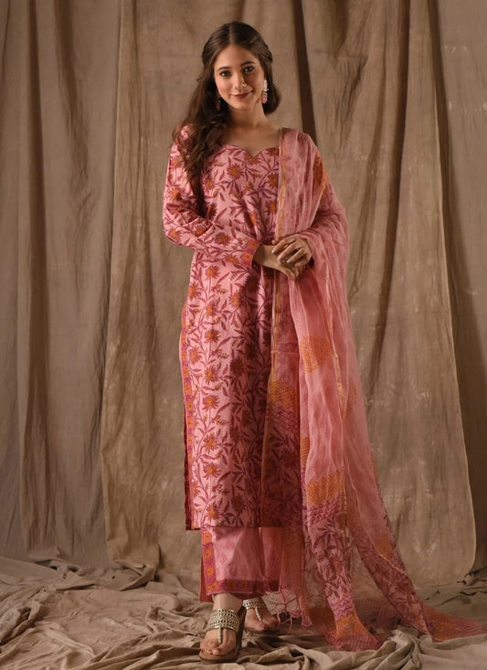 Archive Printed 316527 Peach T6751