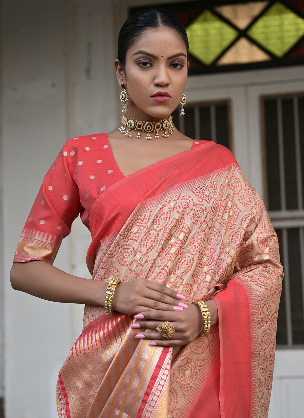 Classic Woven Raw Silk Saree - S6668