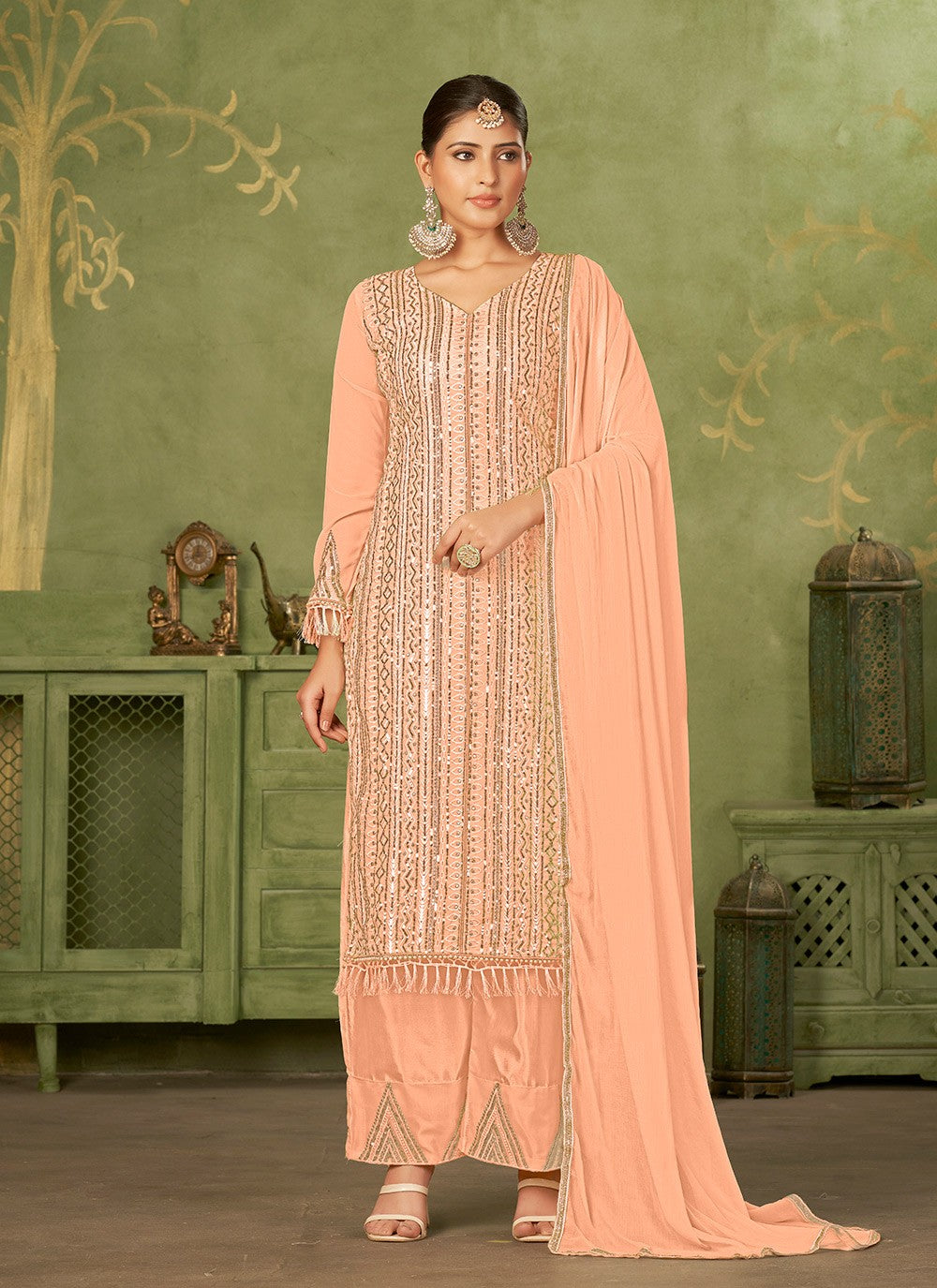 Georgette Salwar Suit - T2706