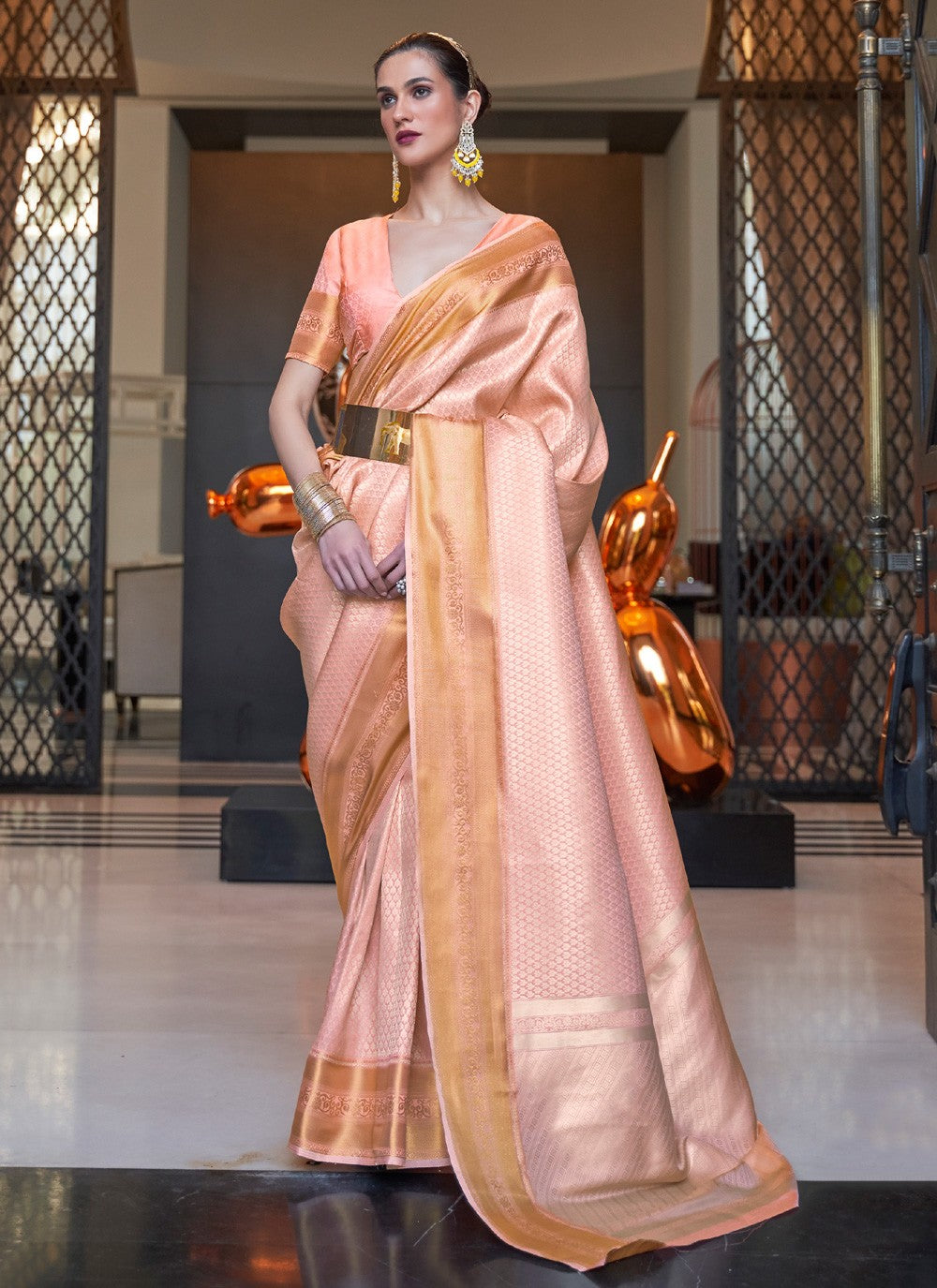 Classic Weaving Zari Silk Saree - S3672