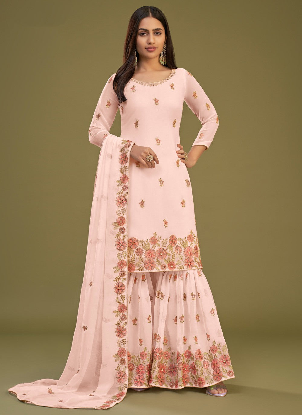 Georgette Salwar Suit - T1556