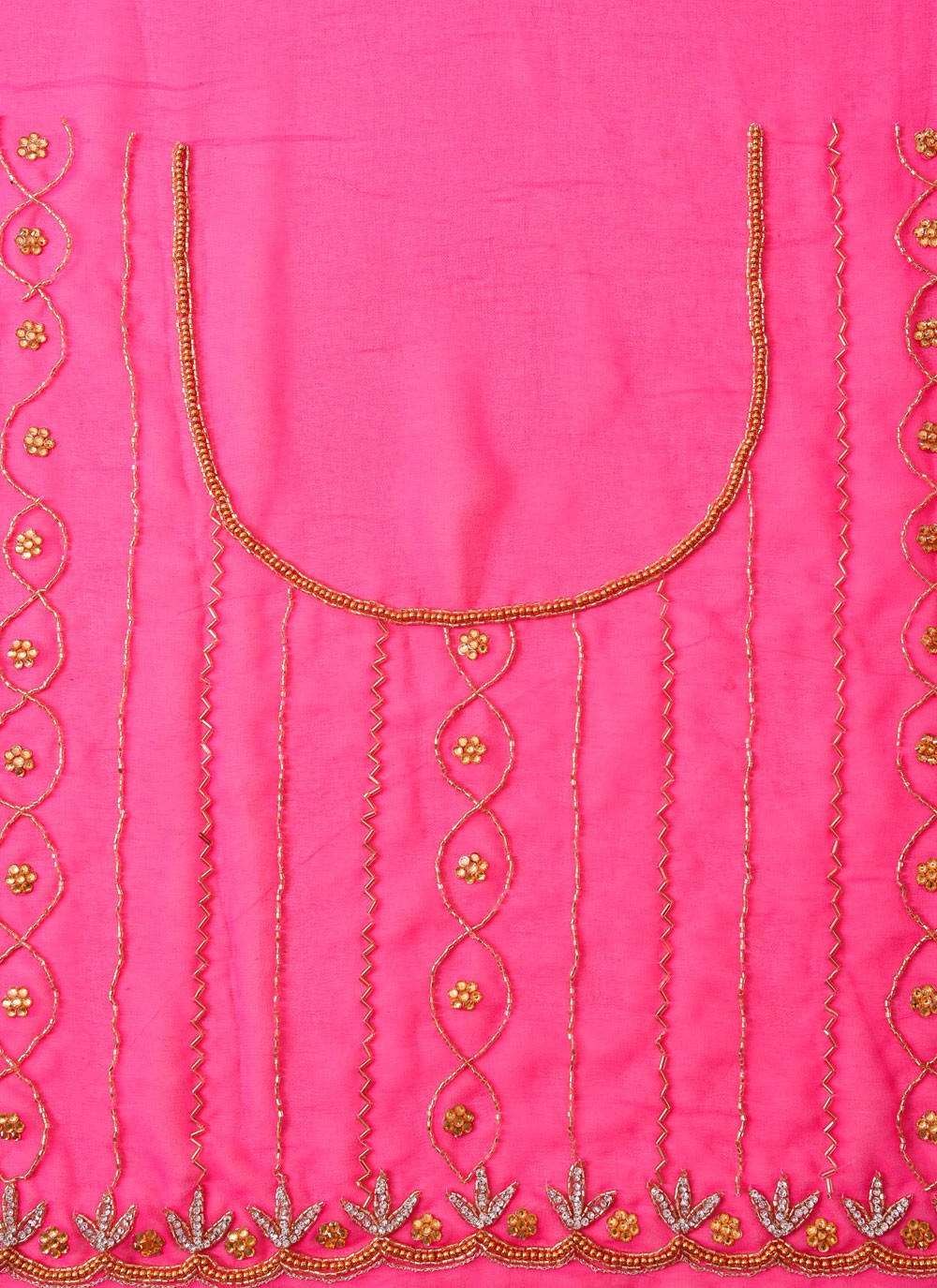 Classic Border Work Georgette Saree - S7887