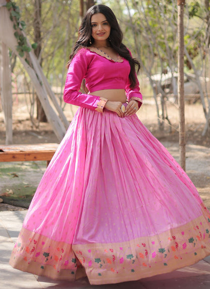 Border Work Viscose Readymade Lehenga Choli - L2191